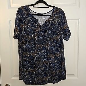 Folunsi Paisley Top, 2X